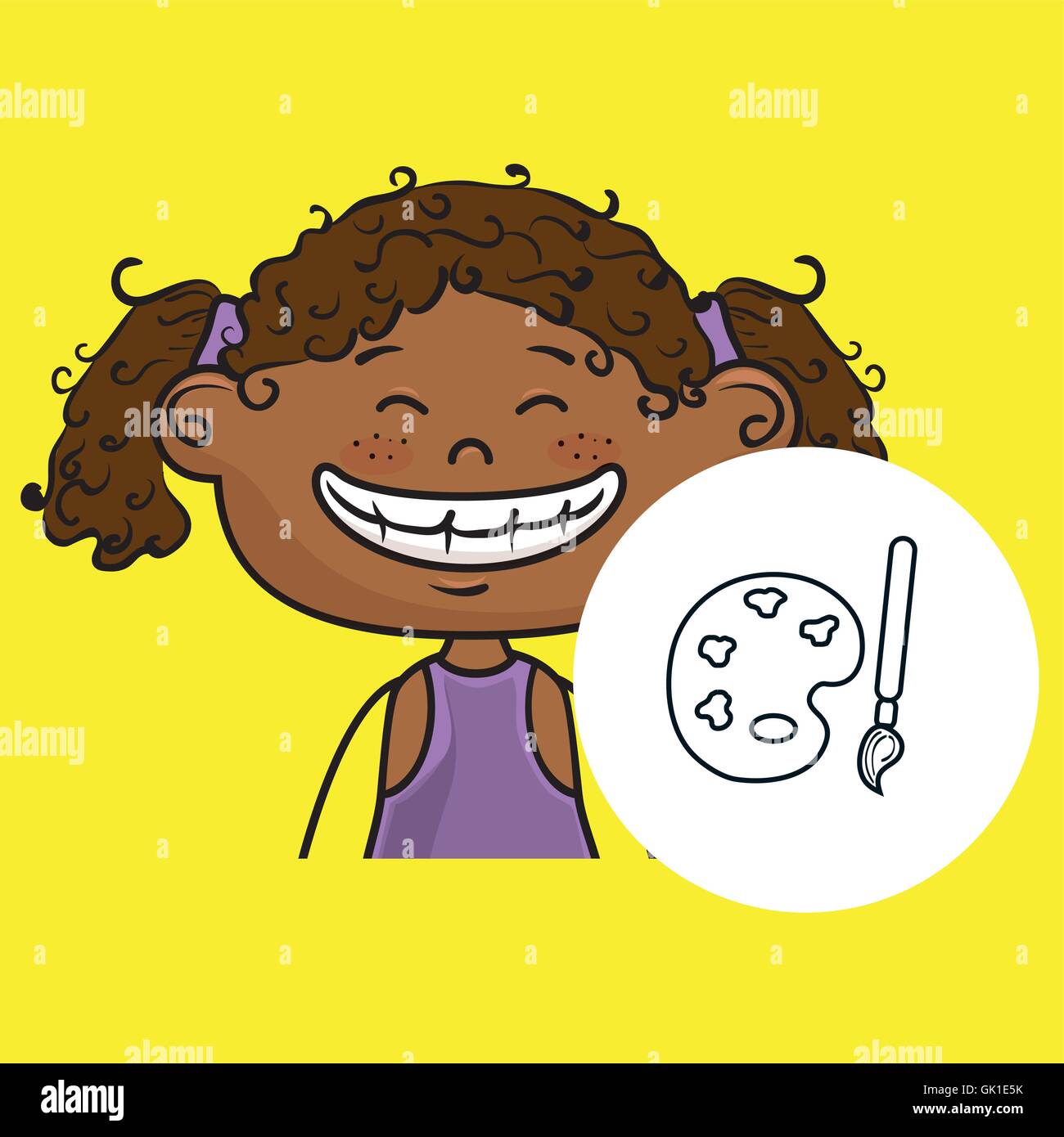 girl student school Stock Vector Image & Art - Alamy