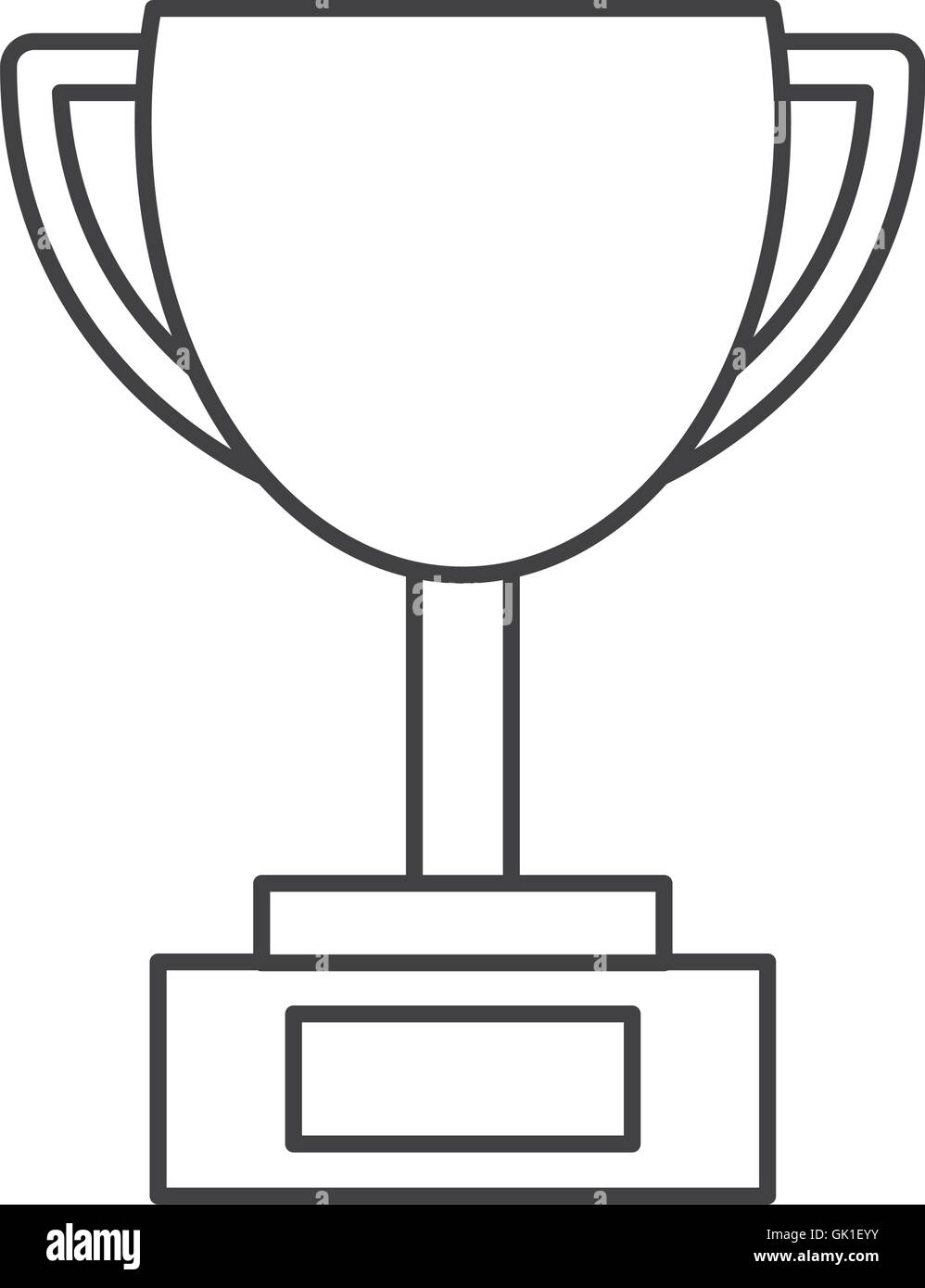 trophy award isolated icon Stock Vector Image & Art - Alamy