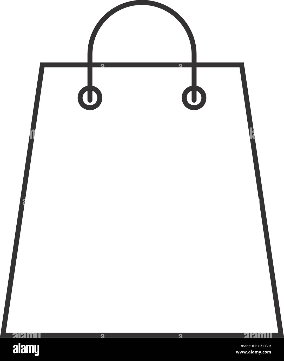 shopping bag isolated icon Stock Vector Image & Art - Alamy
