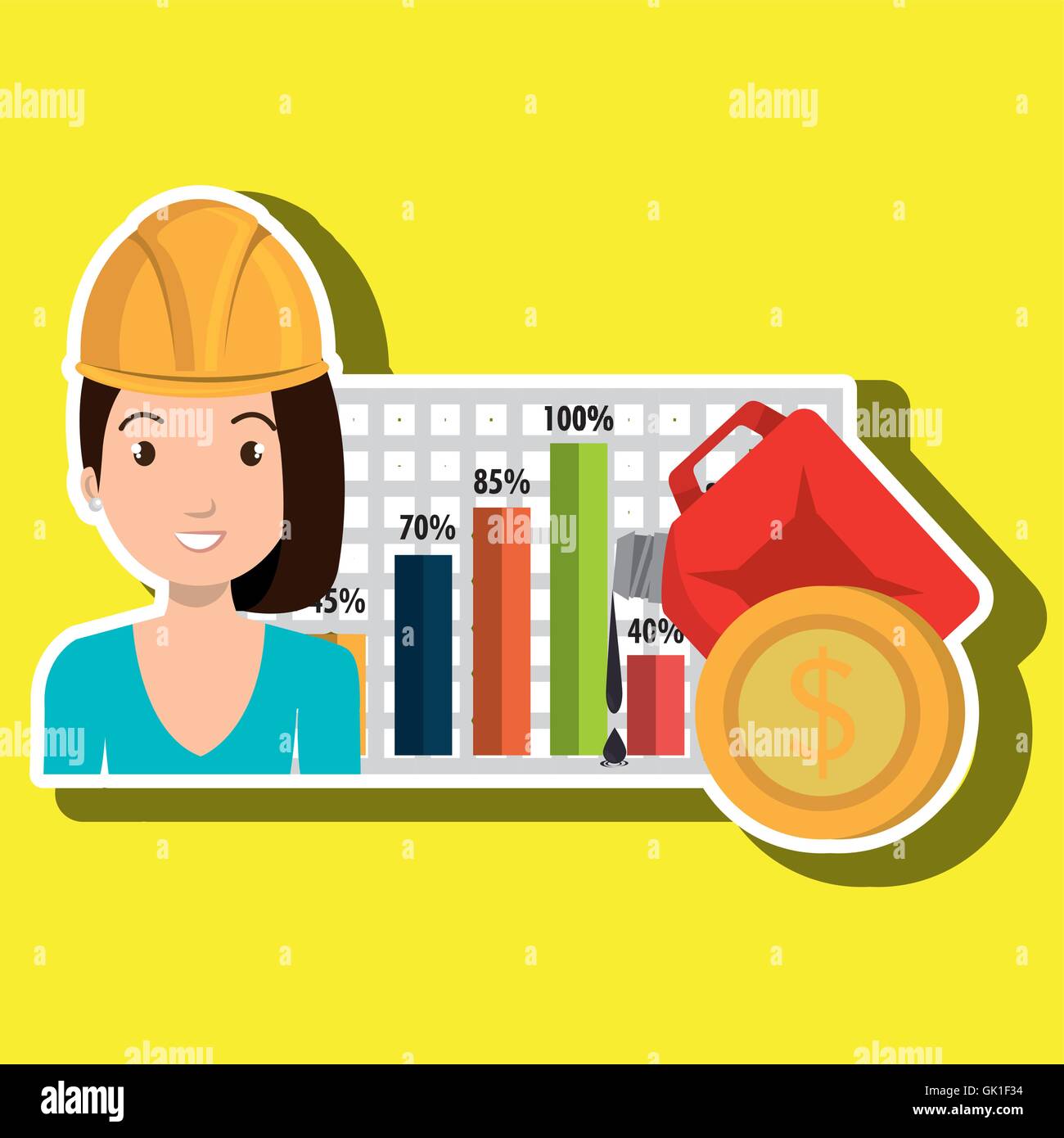 woman economy money Stock Vector Image & Art - Alamy