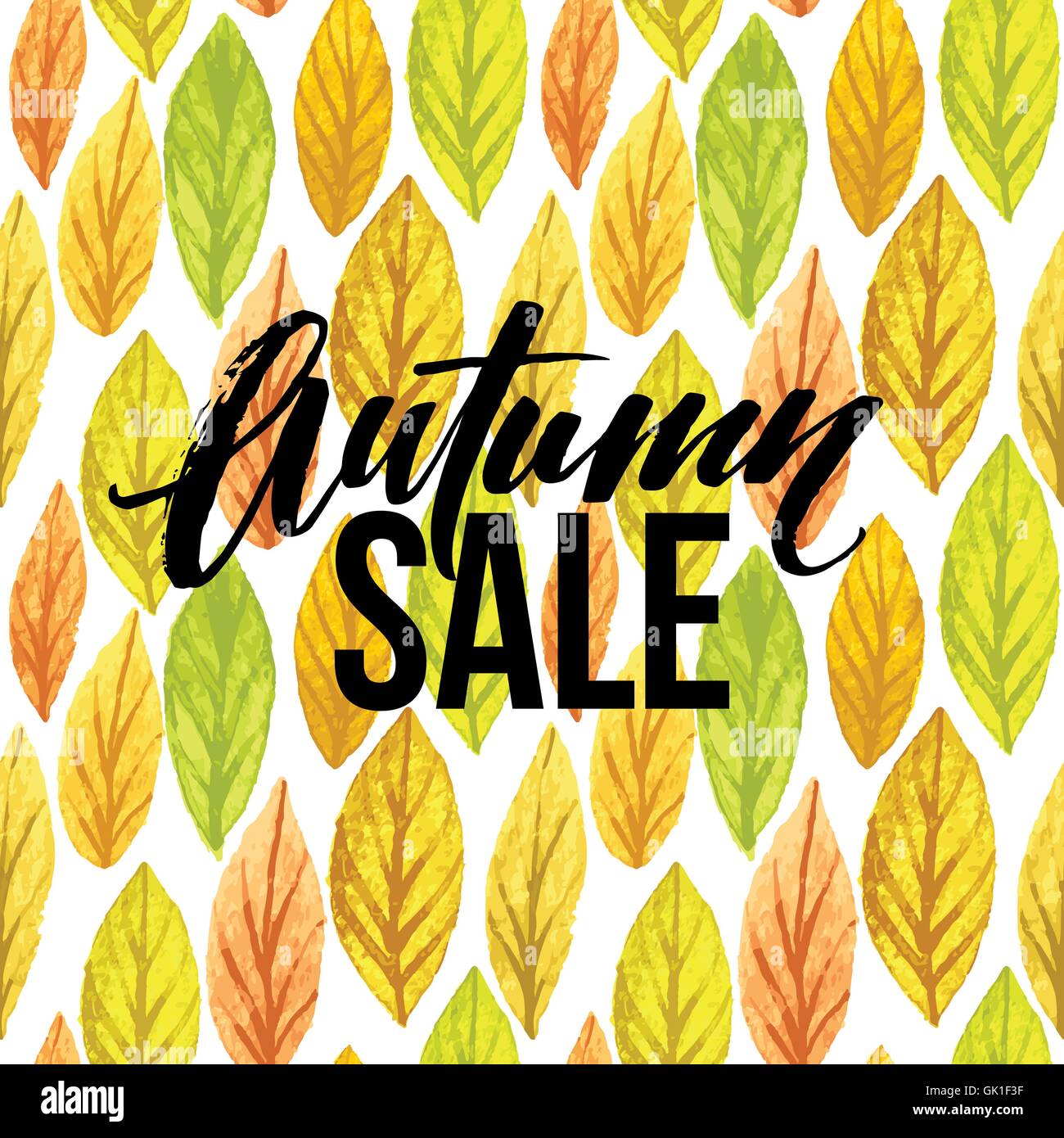Autumn seasonal banner design. Fall leaf. Vector illustration Stock ...