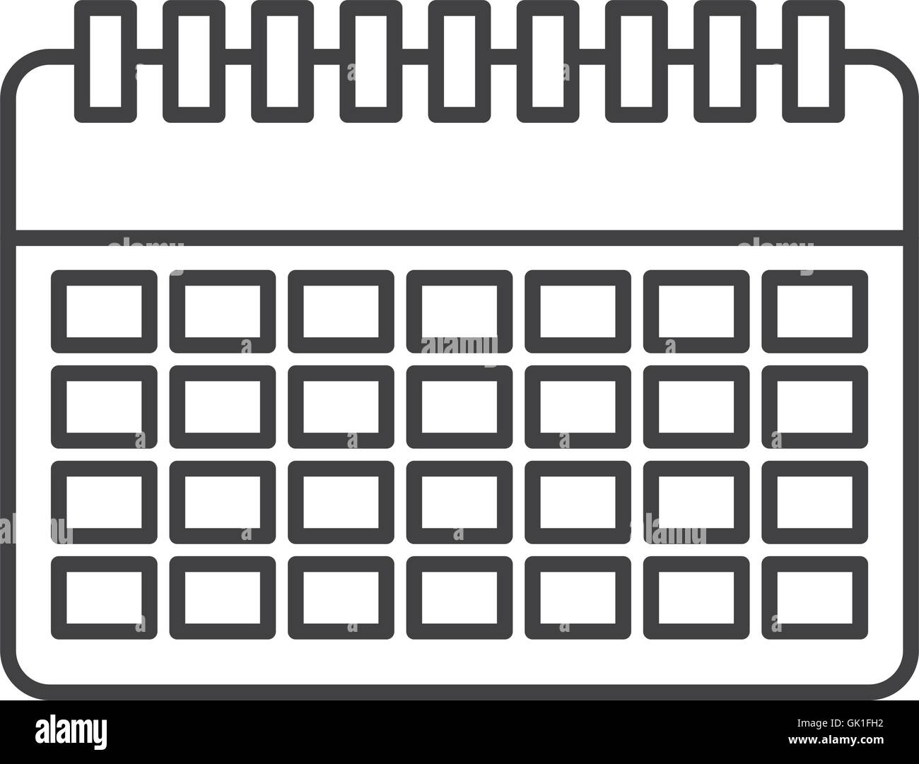 calendar reminder isolated icon Stock Vector Image & Art - Alamy