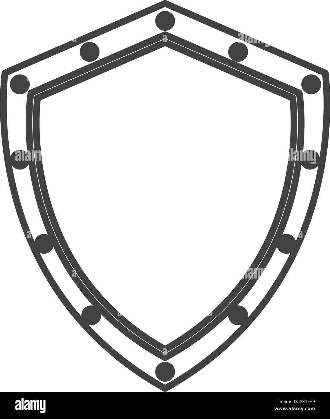 shield guard isolated icon Stock Vector Image & Art Alamy