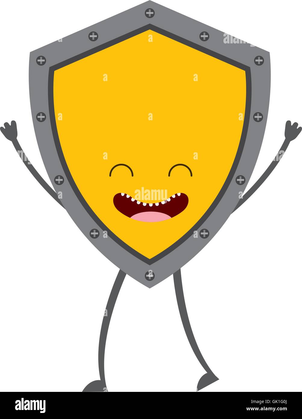 shield guard isolated icon Stock Vector Image & Art - Alamy