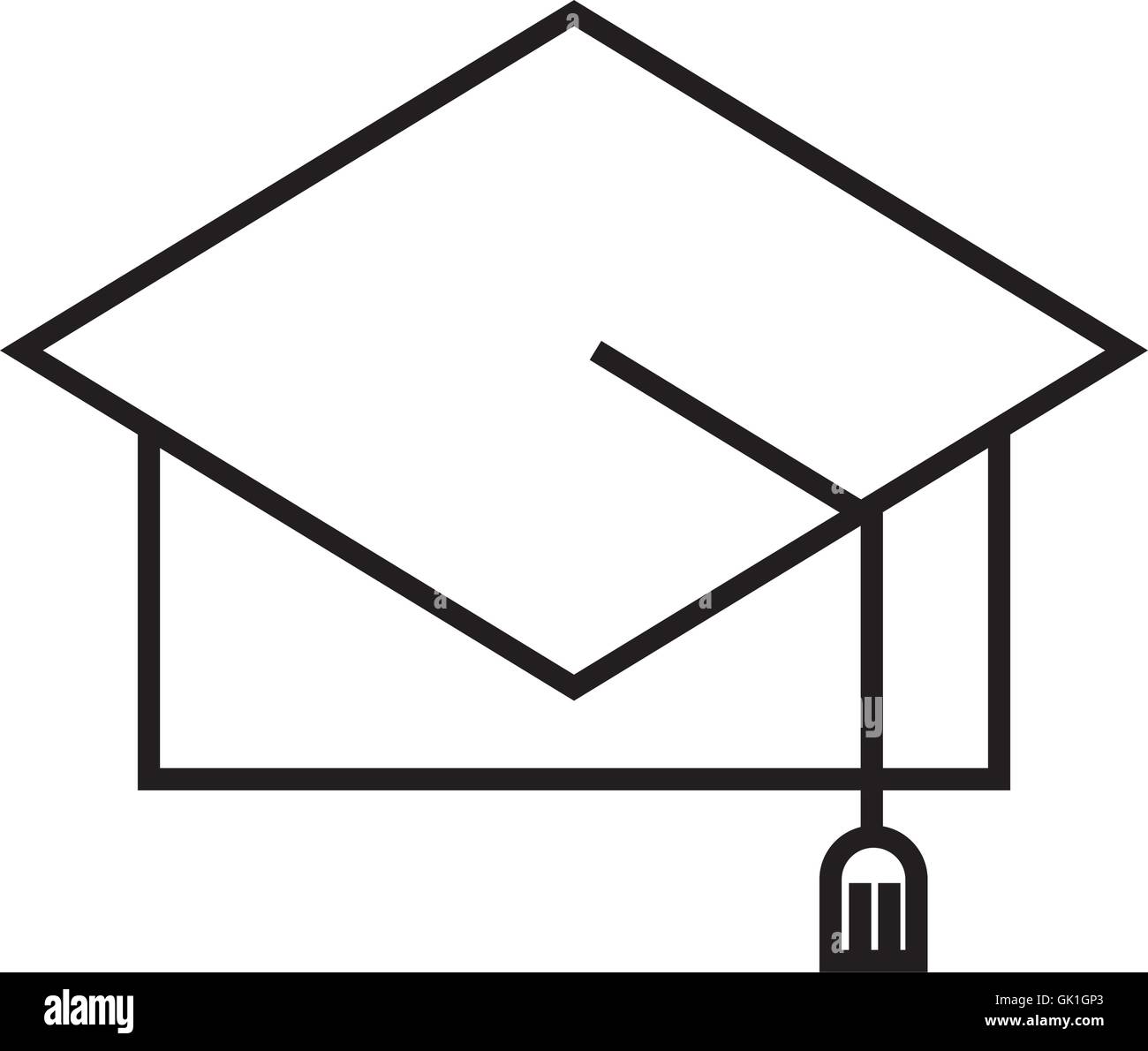 hat graduation isolated icon Stock Vector Image & Art - Alamy
