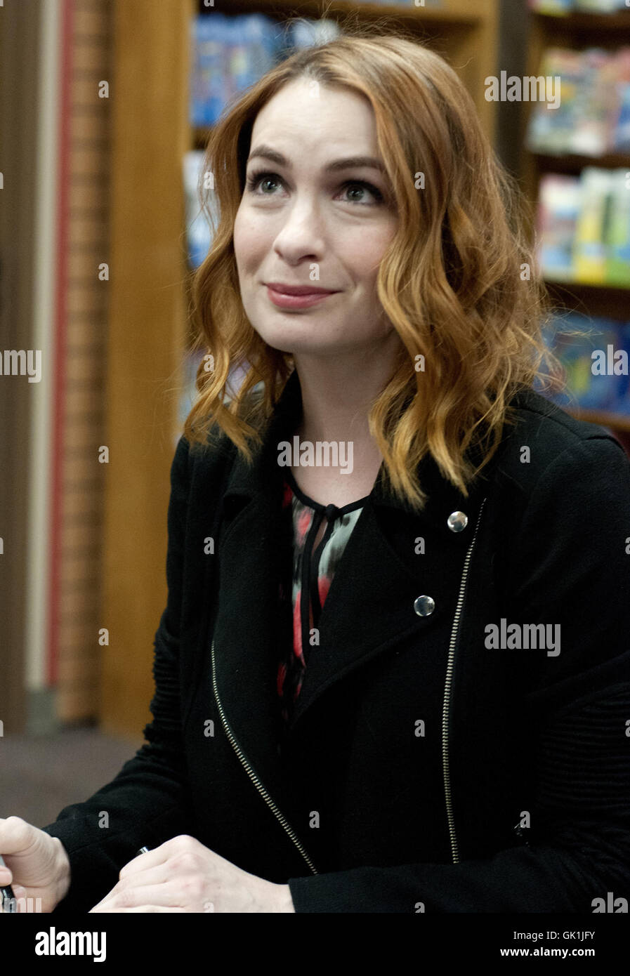 Felicia Day book signing for 'You're Never Weird On the Internet (Almost)' at Anderson's Bookshop  Featuring: Felicia Day Where: Naperville, Illinois, United States When: 23 Apr 2016 Stock Photo