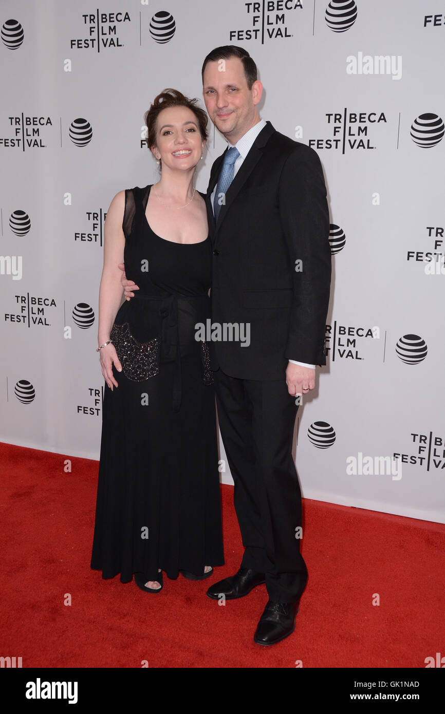 2016 Tribeca Film Festival - 'Almost Paris' - Premiere  Featuring: Domenica Cameron Scorsese, Tony Frenzel Where: New York, United States When: 25 Apr 2016 Stock Photo