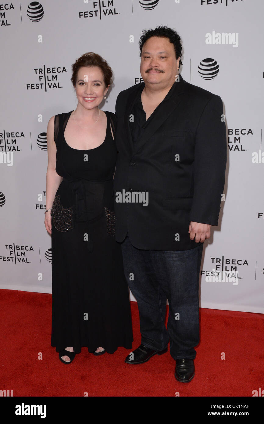 2016 Tribeca Film Festival - 'Almost Paris' - Premiere  Featuring: Domenica Cameron Scorsese, Adrian Martinez Where: New York, United States When: 25 Apr 2016 Stock Photo