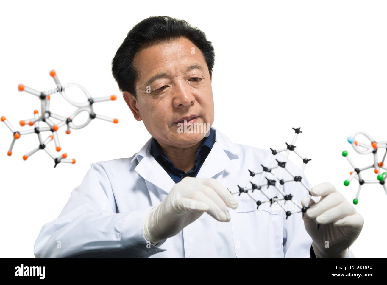 Scientists in the lab doing a science experiment Stock Photo Alamy