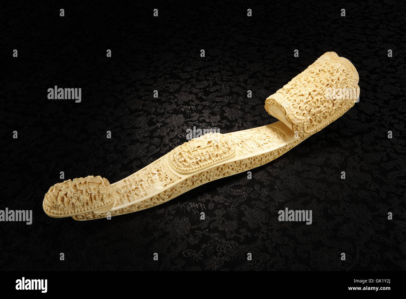 Ivory carving Ruyi Stock Photo Alamy