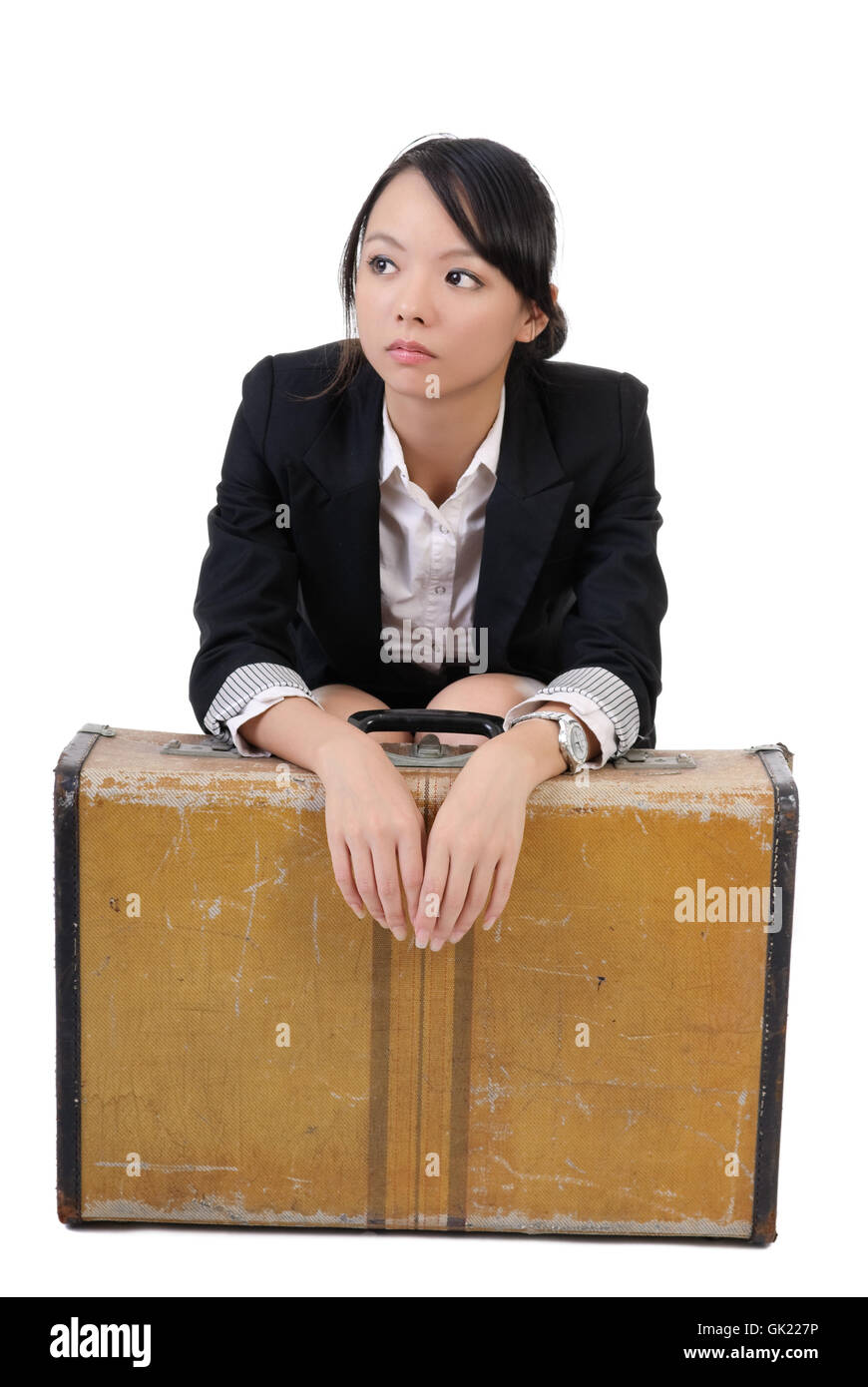 woman travel portrait Stock Photo