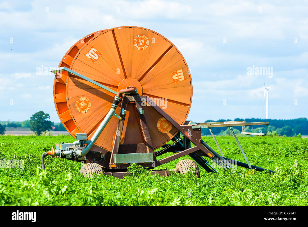 Hose reel irrigation hi-res stock photography and images - Alamy