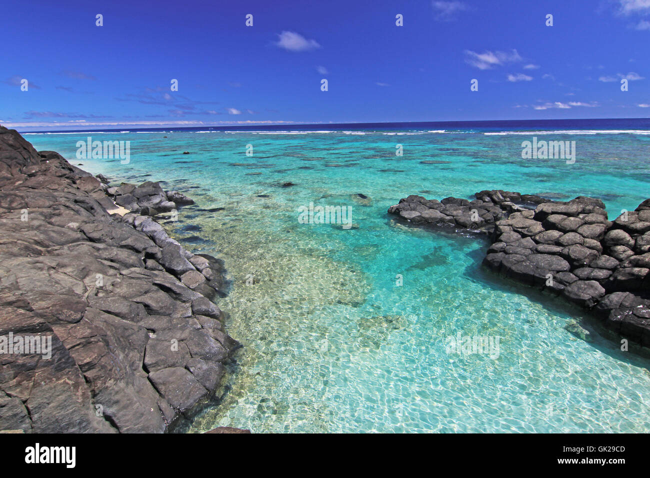 atoll reef corals Stock Photo