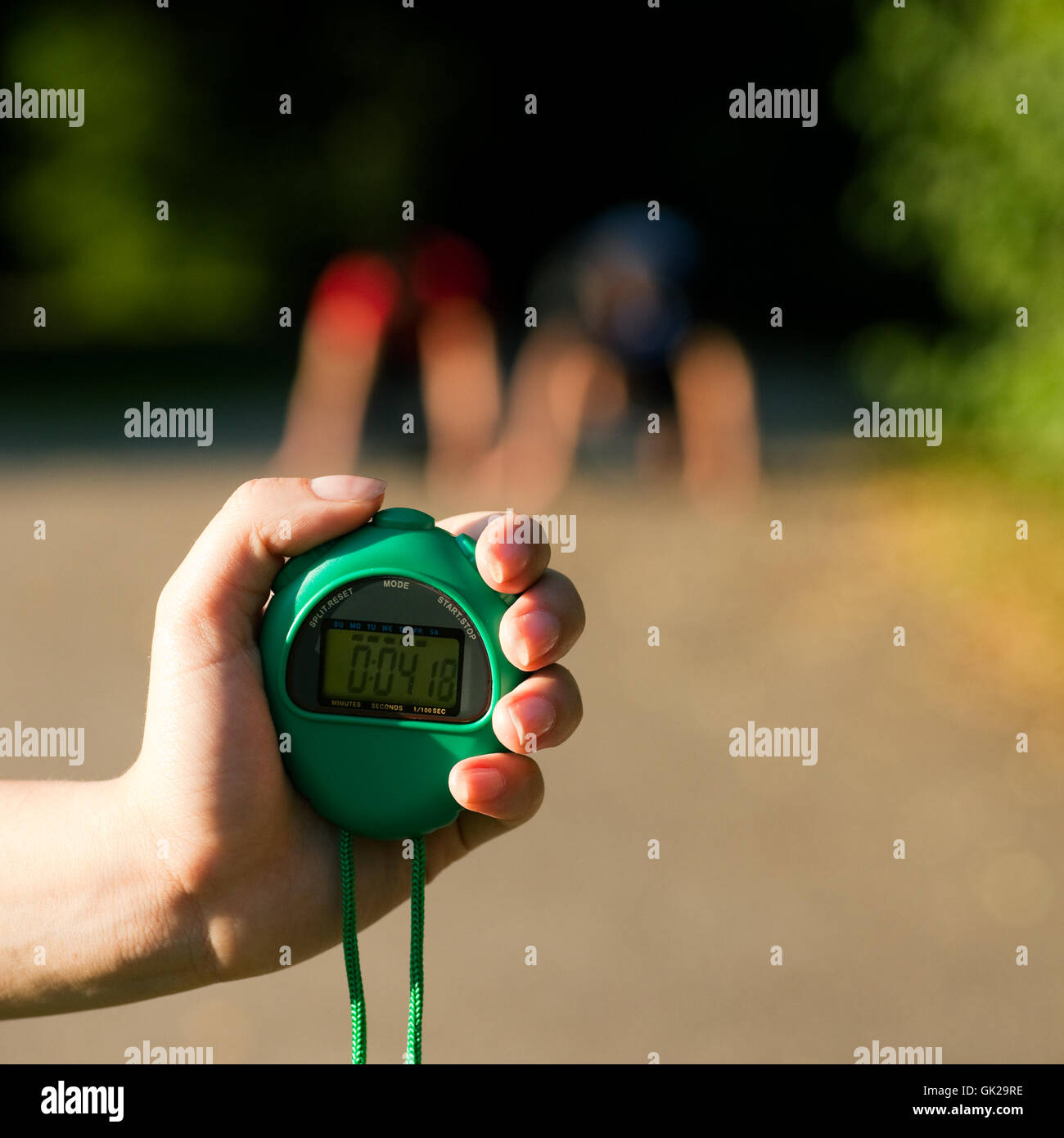 sport sports clock Stock Photo Alamy