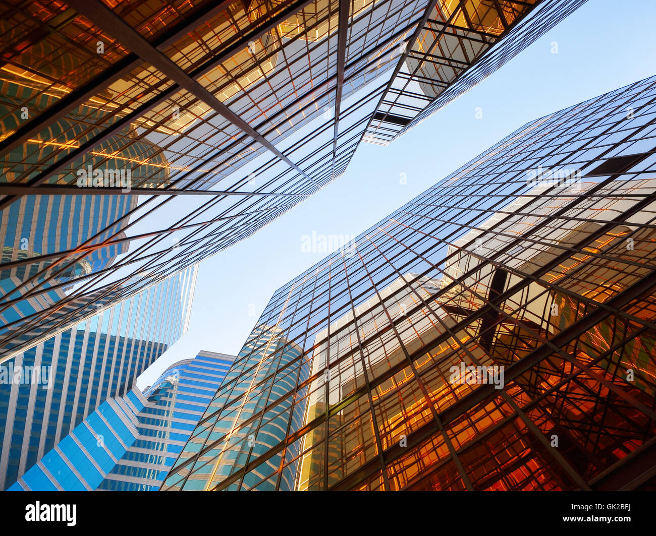 office building blue Stock Photo - Alamy