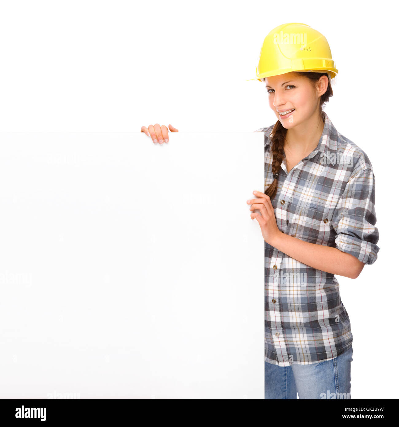 young craftswoman Stock Photo