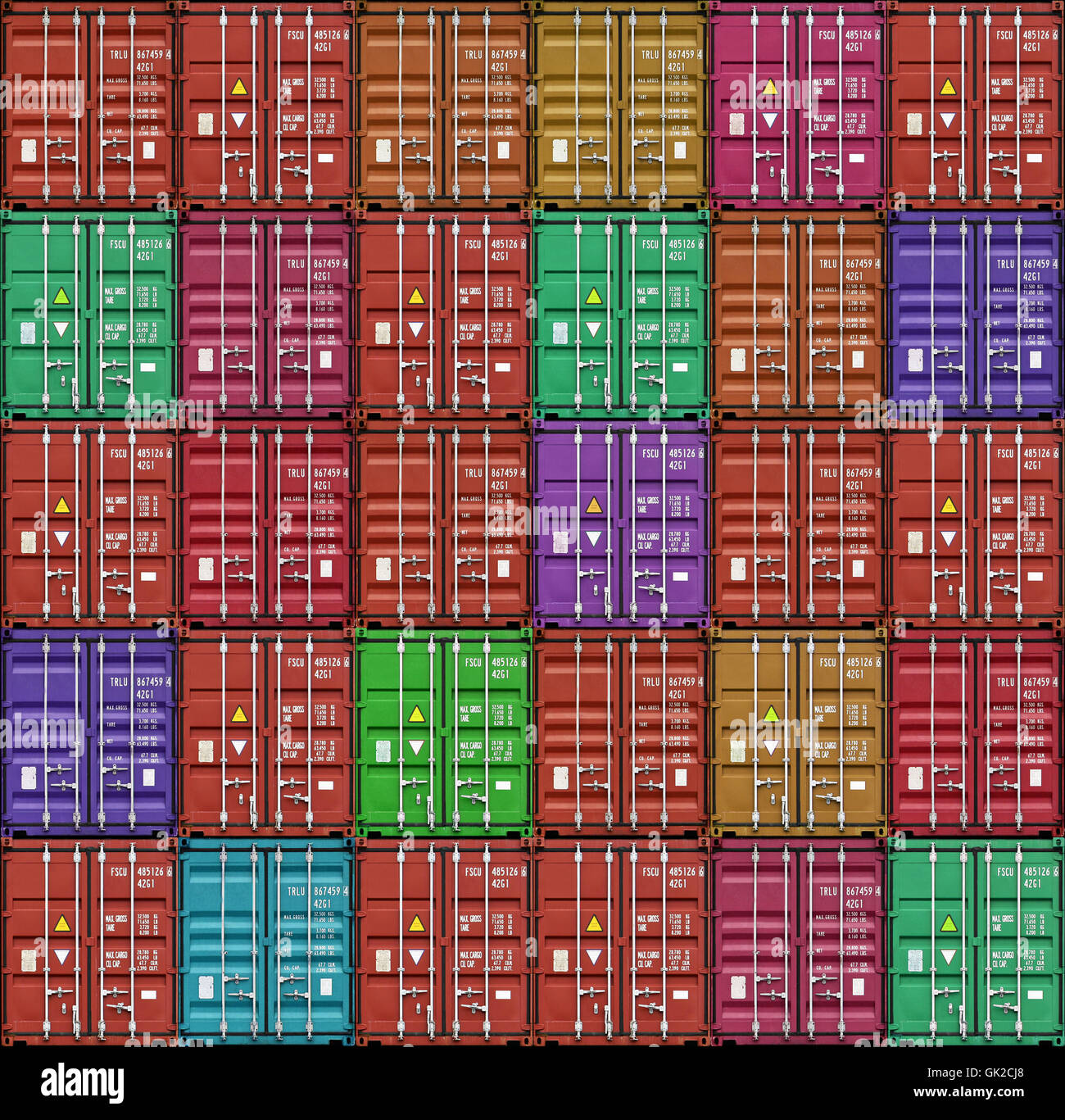 cargo container shipping business cargo container delivery export freight goods illustration import industry logistics port shipping trade transportation  Stock Photo