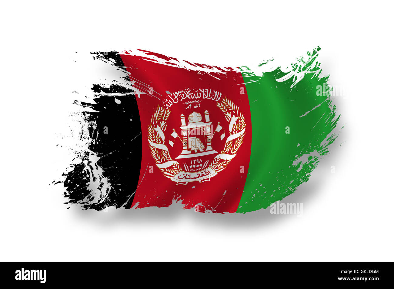 flag of afghanistan Stock Photo