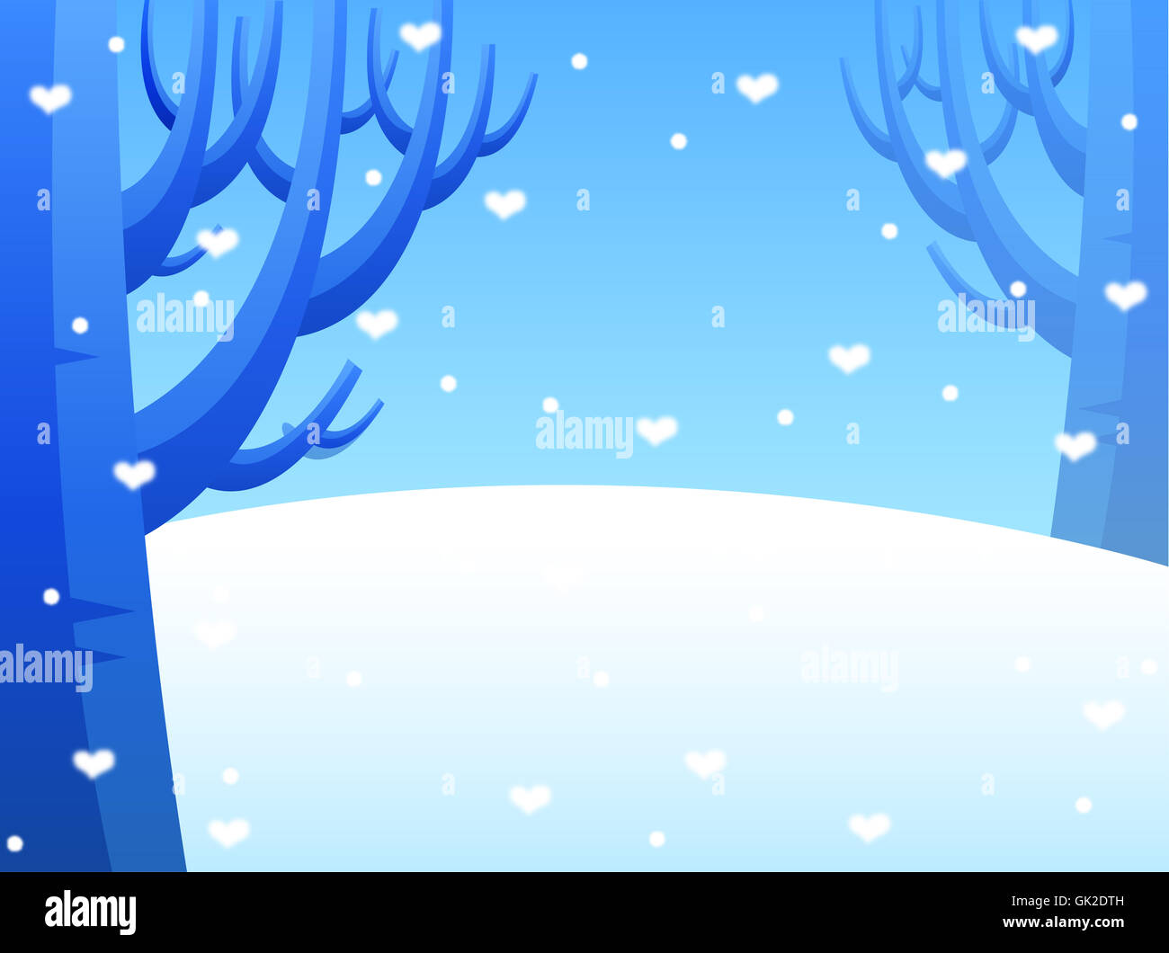 blue colour tree Stock Photo Alamy