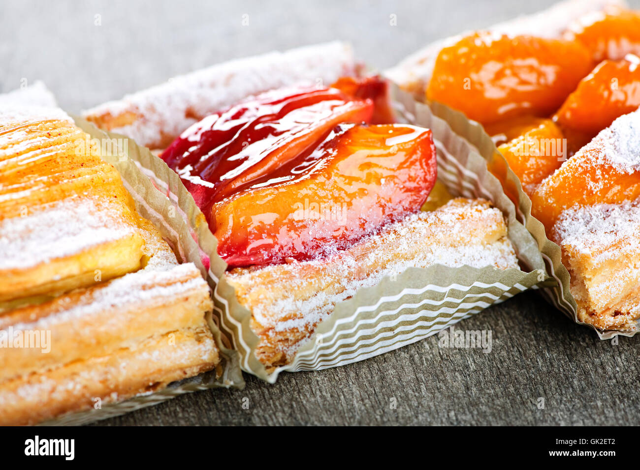 fruit pastries bread Stock Photo