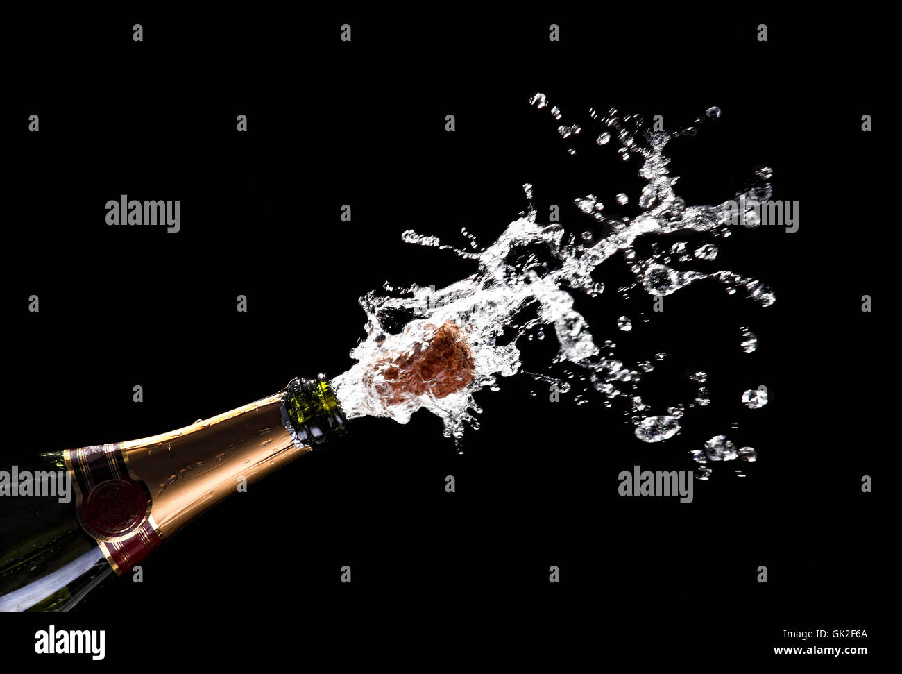 bottle champagne cork Stock Photo Alamy