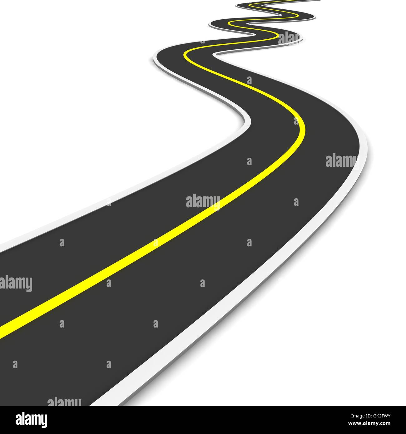 free curve zigzag Stock Photo