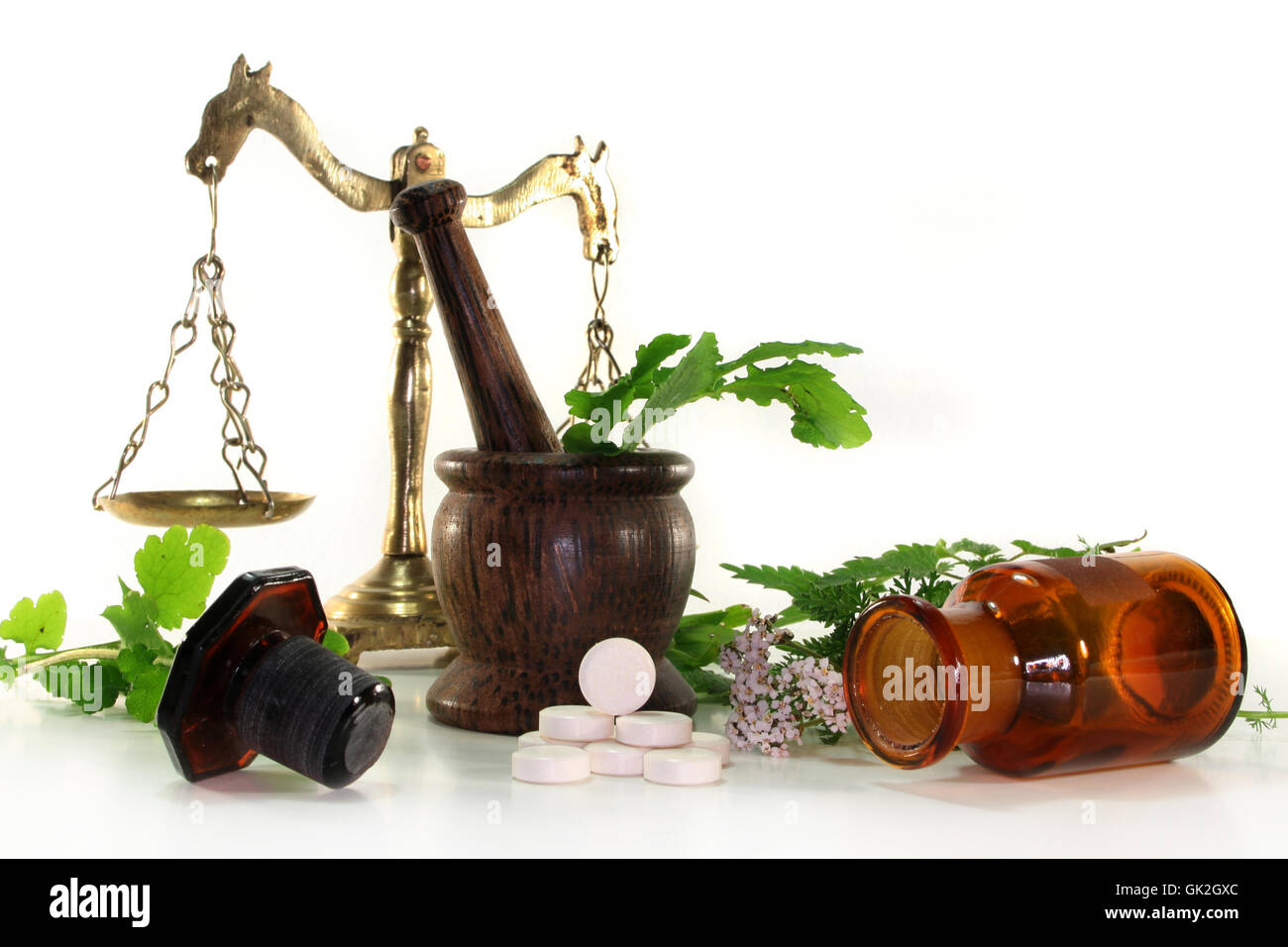 homeopathy means agent Stock Photo