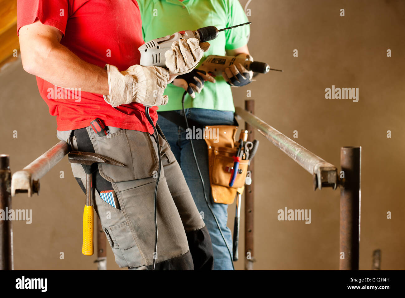 woman craftsman tradesman Stock Photo