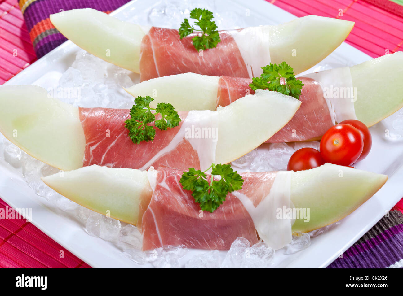 Melon parma ham hires stock photography and images Alamy