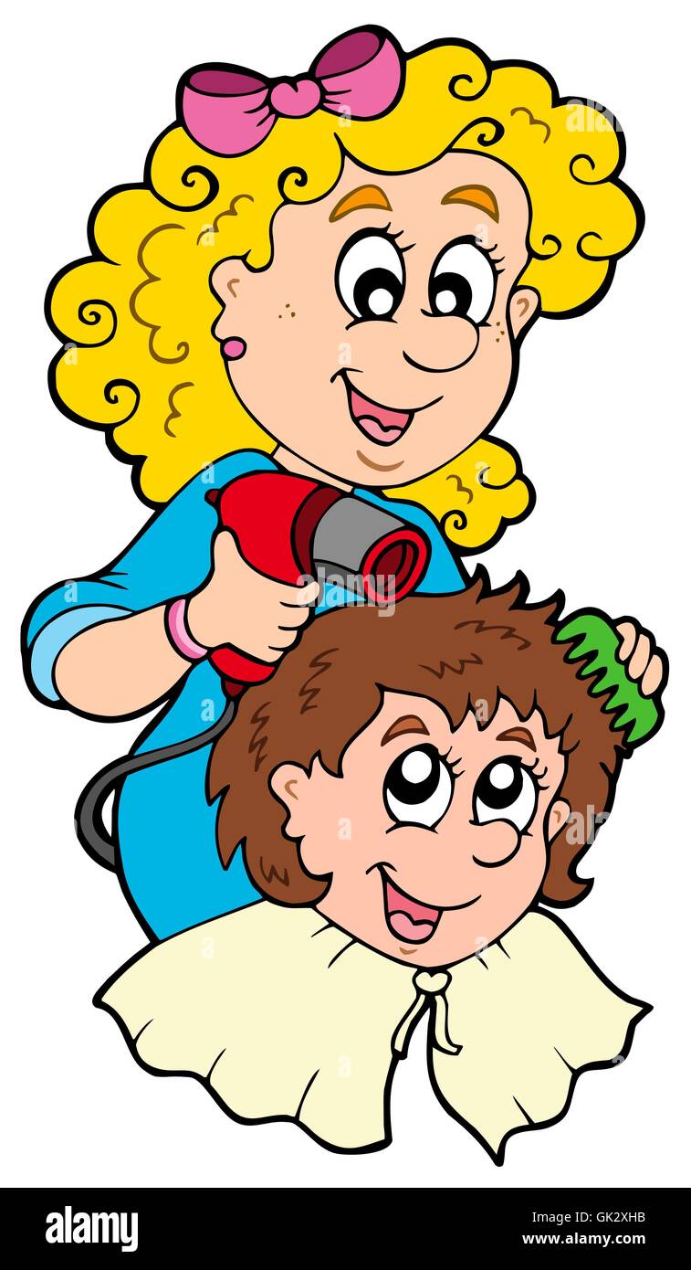 Woman Cut Haircut Stock Photo Alamy Woman Cut Haircut Stock Photo Alamy