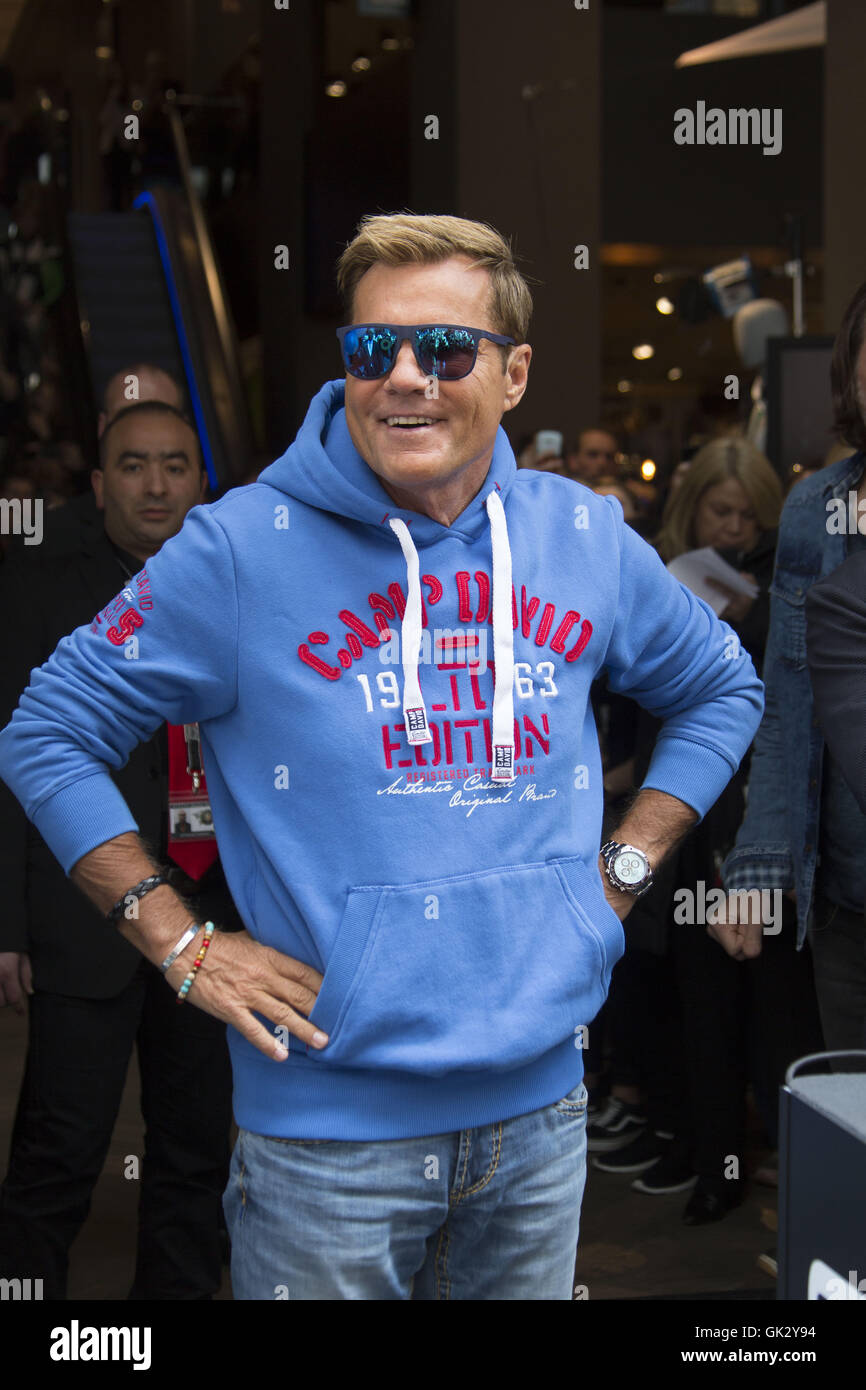 Dieter Bohlen opens the new store of Camp David "The Store" at Oldenburg  Featuring: Dieter Bohlen Where: Hamburg, Germany When: 28 Apr 2016 Stock  Photo - Alamy