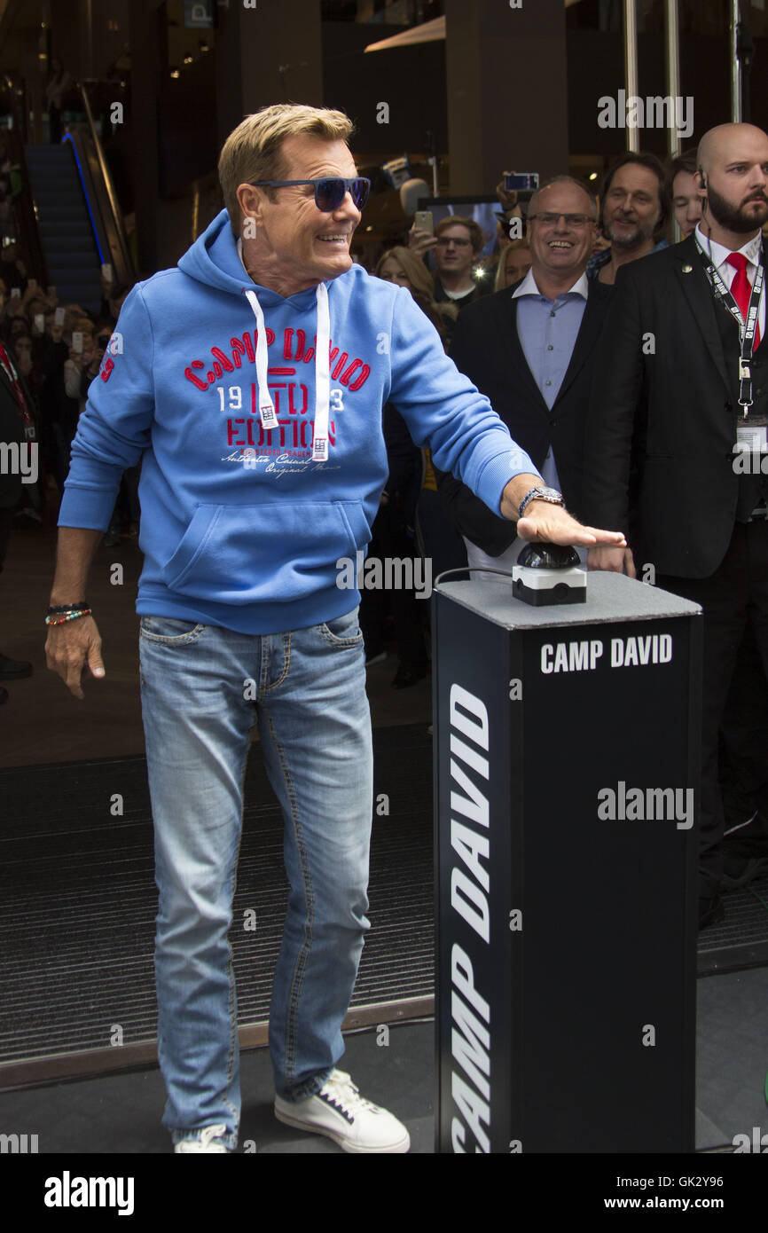 Dieter Bohlen opens the new store of Camp David 