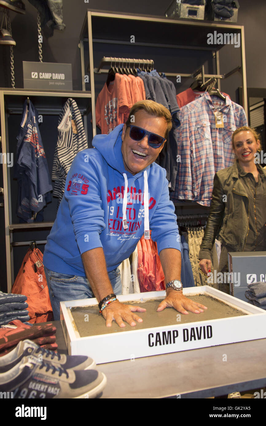 Dieter Bohlen opens the new store of Camp David "The Store" at Oldenburg  Featuring: Dieter Bohlen Where: Hamburg, Germany When: 28 Apr 2016 Stock  Photo - Alamy