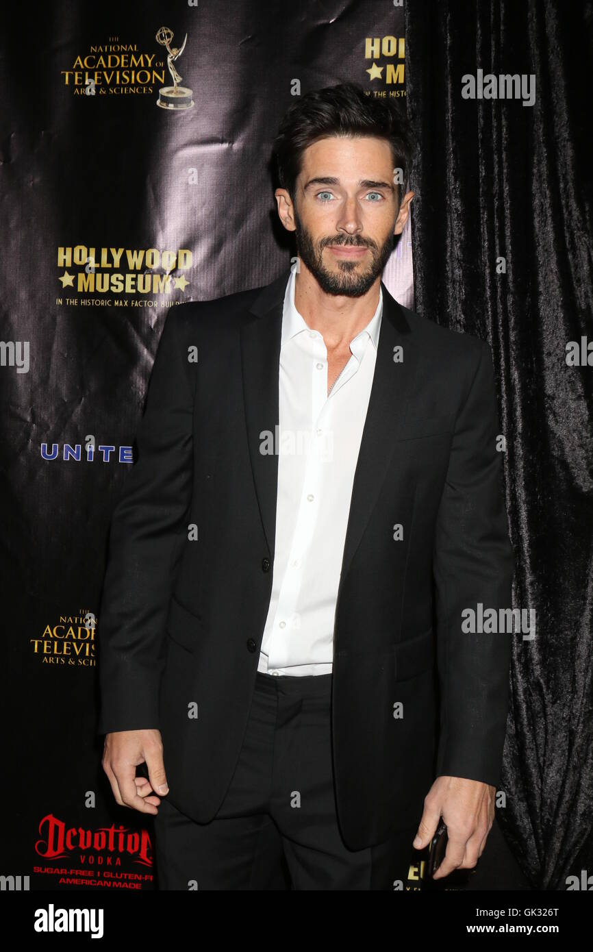 2016 Daytime EMMY Awards Nominees Reception at the Hollywood Museum on April 27, 2016 in Los Angeles, CA  Featuring: Brandon Beemer Where: Los Angeles, California, United States When: 27 Apr 2016 Stock Photo