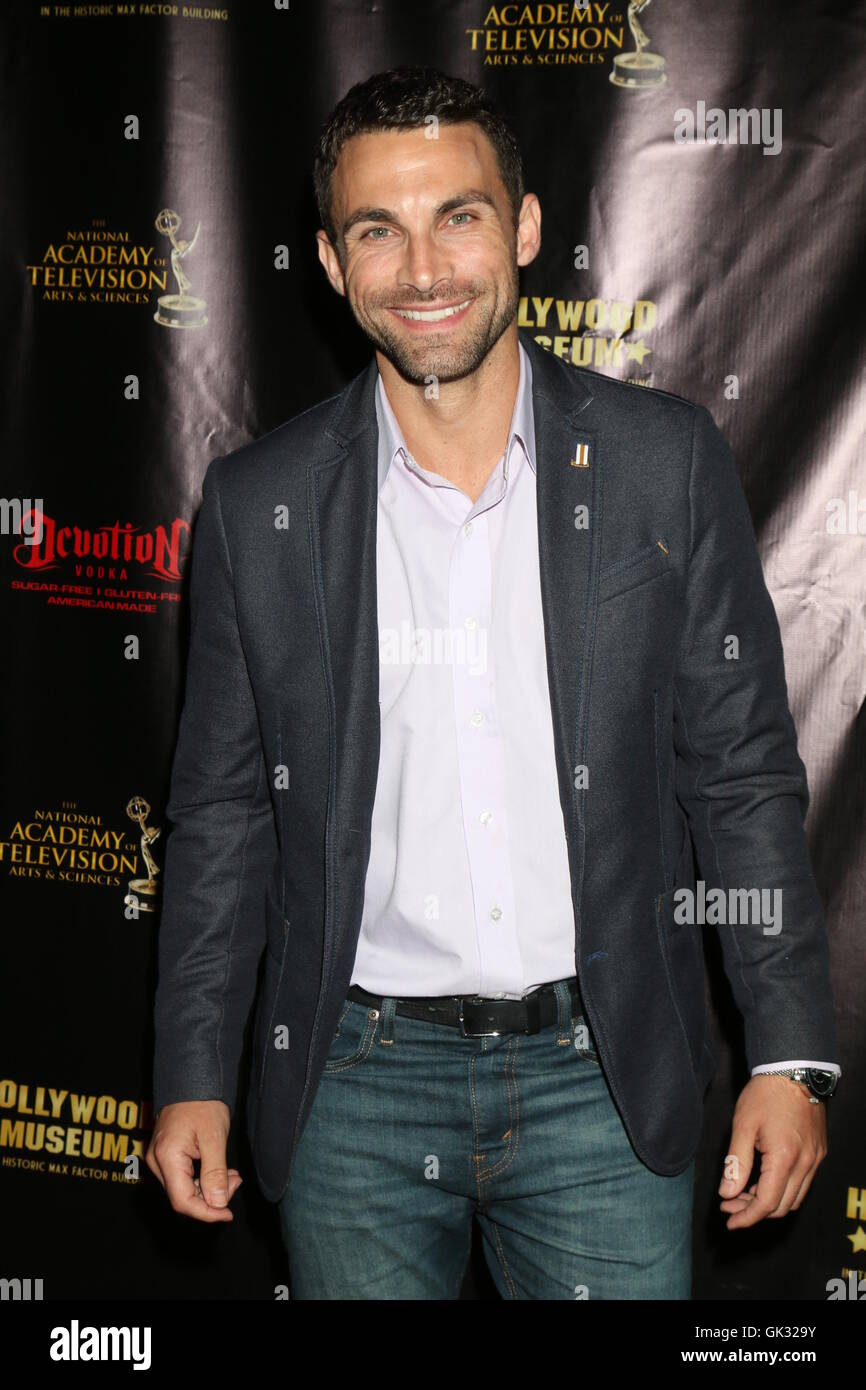 2016 Daytime EMMY Awards Nominees Reception at the Hollywood Museum on April 27, 2016 in Los Angeles, CA  Featuring: Erik Fellows Where: Los Angeles, California, United States When: 27 Apr 2016 Stock Photo