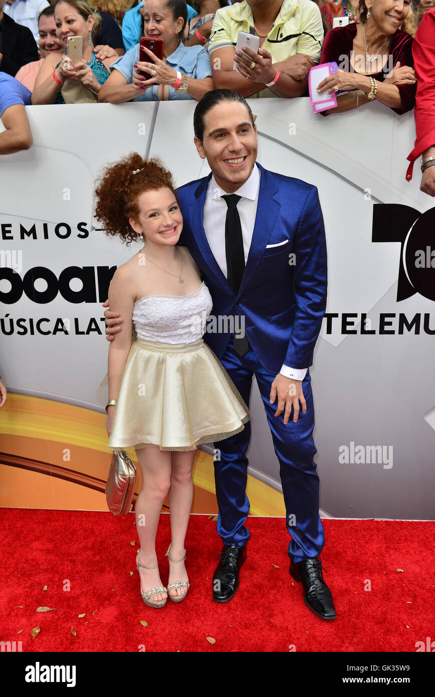 2016 Billboard Latin Music Awards at Bank United Center - Outside Arrivals  Featuring: Briggite Bozzo, James Tahhan Where: Coral Gables, Florida,  United States When: 28 Apr 2016 Stock Photo - Alamy