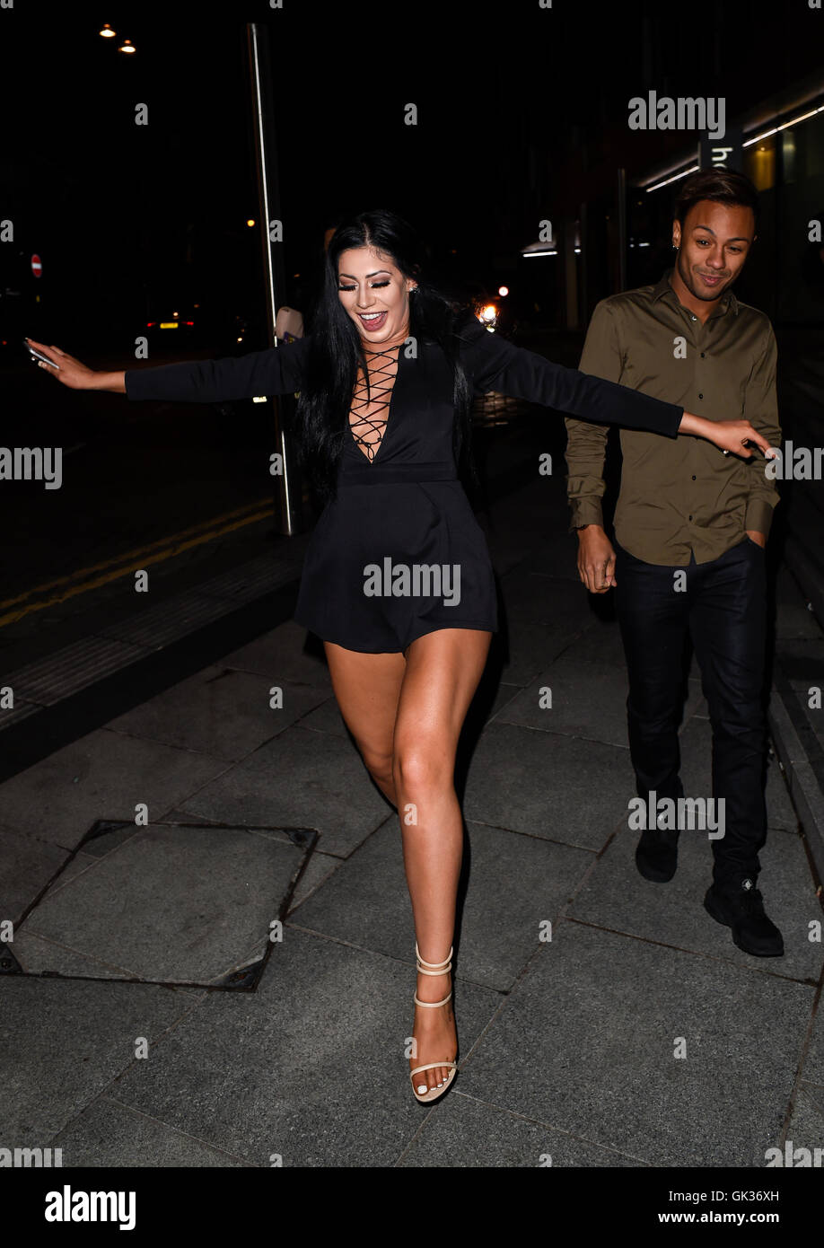 Danielle Lloyd S Engagement Party Featuring Chloe Ferry Marcus Collins Where Birmingham United Kingdom When 30 Apr 2016 Stock Photo Alamy