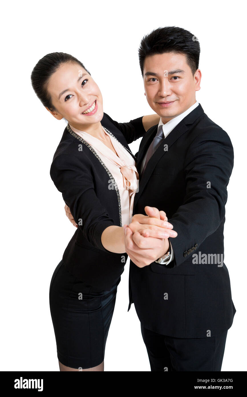 Younger men and women Cut Out Stock Images & Pictures - Alamy
