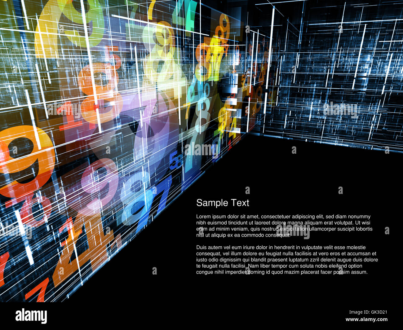 Abstract Numbers Desktop Background Abstract digital background yellow numbers hi-res stock photography and ...