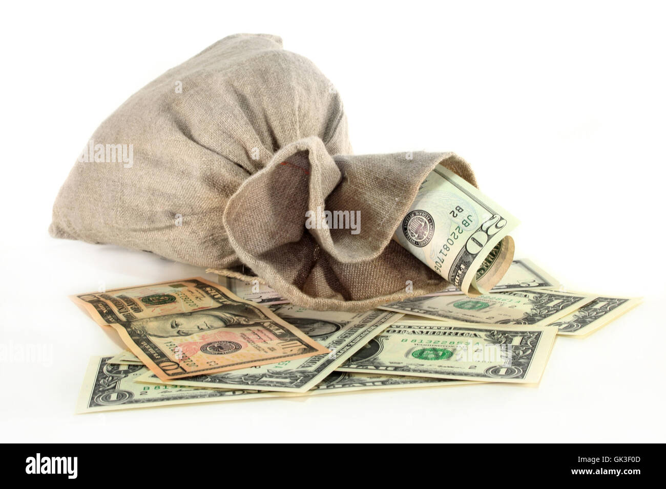 currency purse wallet Stock Photo