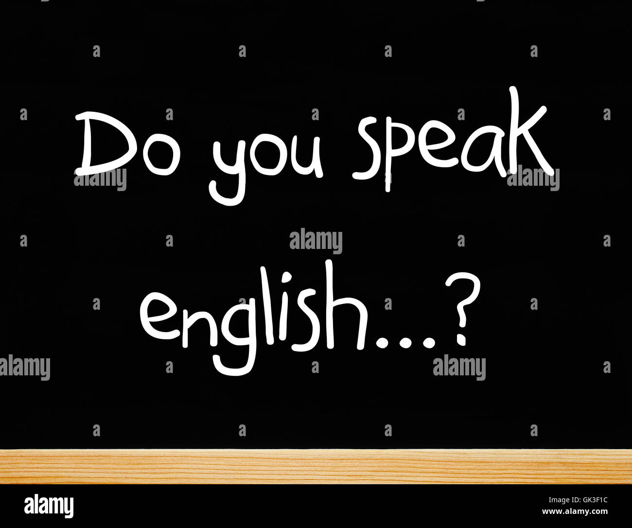 do you speak english. Stock Photo