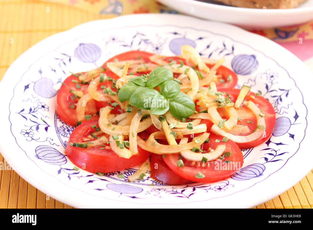 tomatoes tomatos starter Stock Photo Alamy