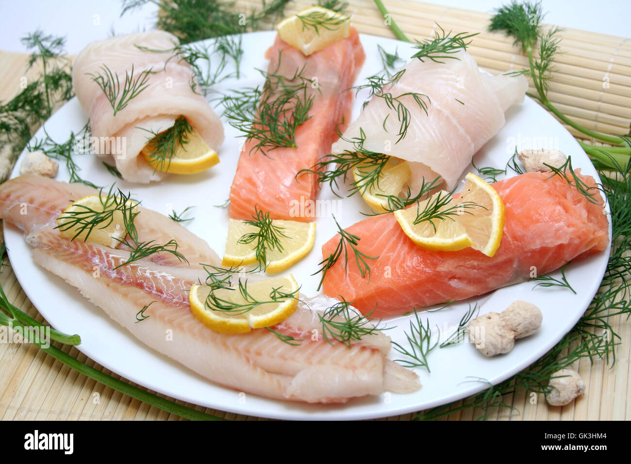 fish diet salmon Stock Photo Alamy