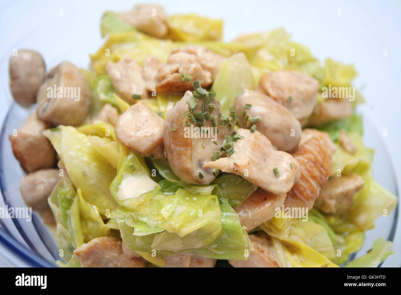 vegetable cabbage chicken Stock Photo