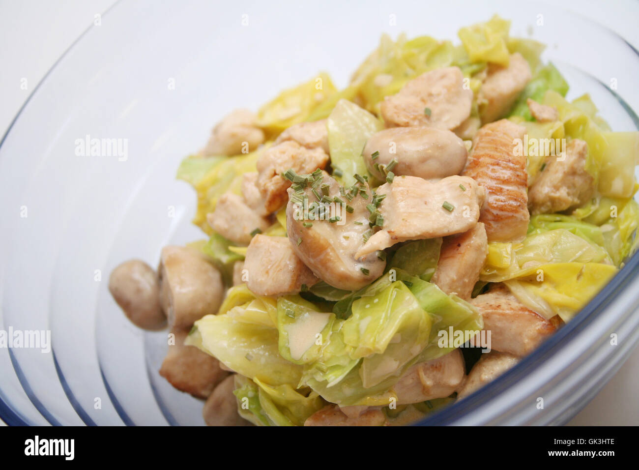 vegetable cabbage chicken Stock Photo