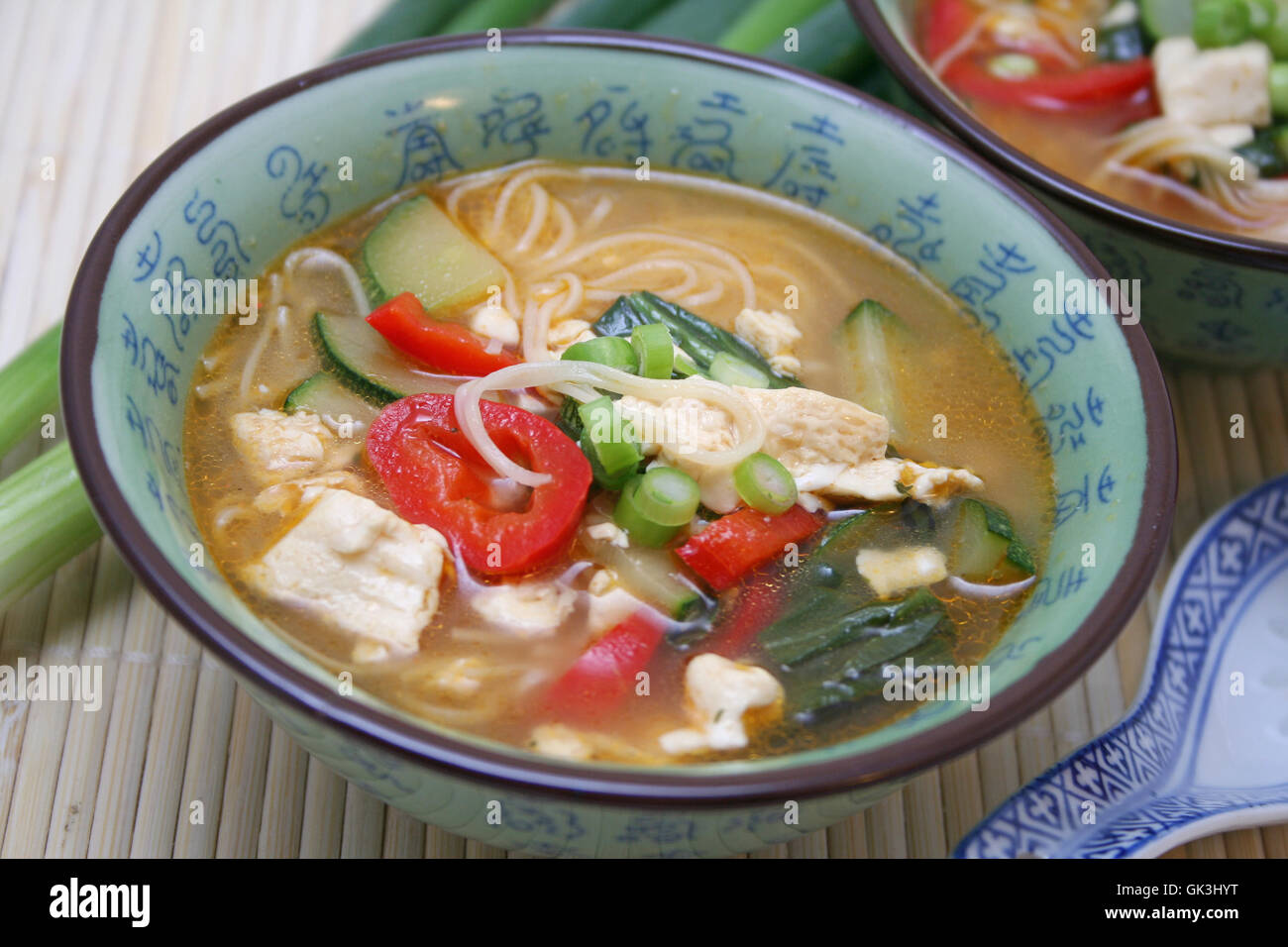 noodle soup Stock Photo
