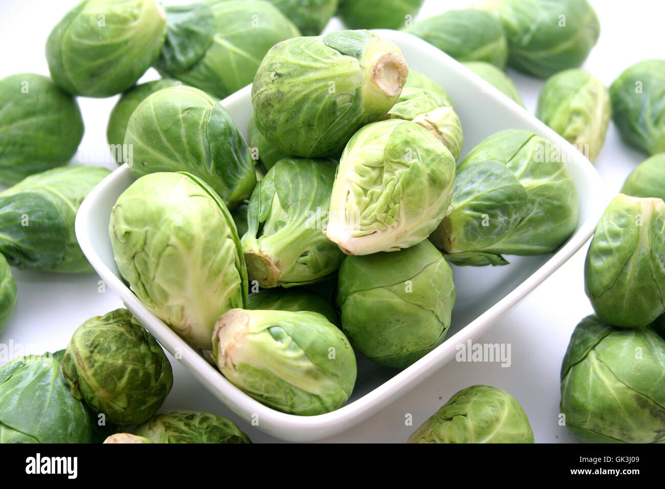 vegetable cabbage brussels sprouts Stock Photo