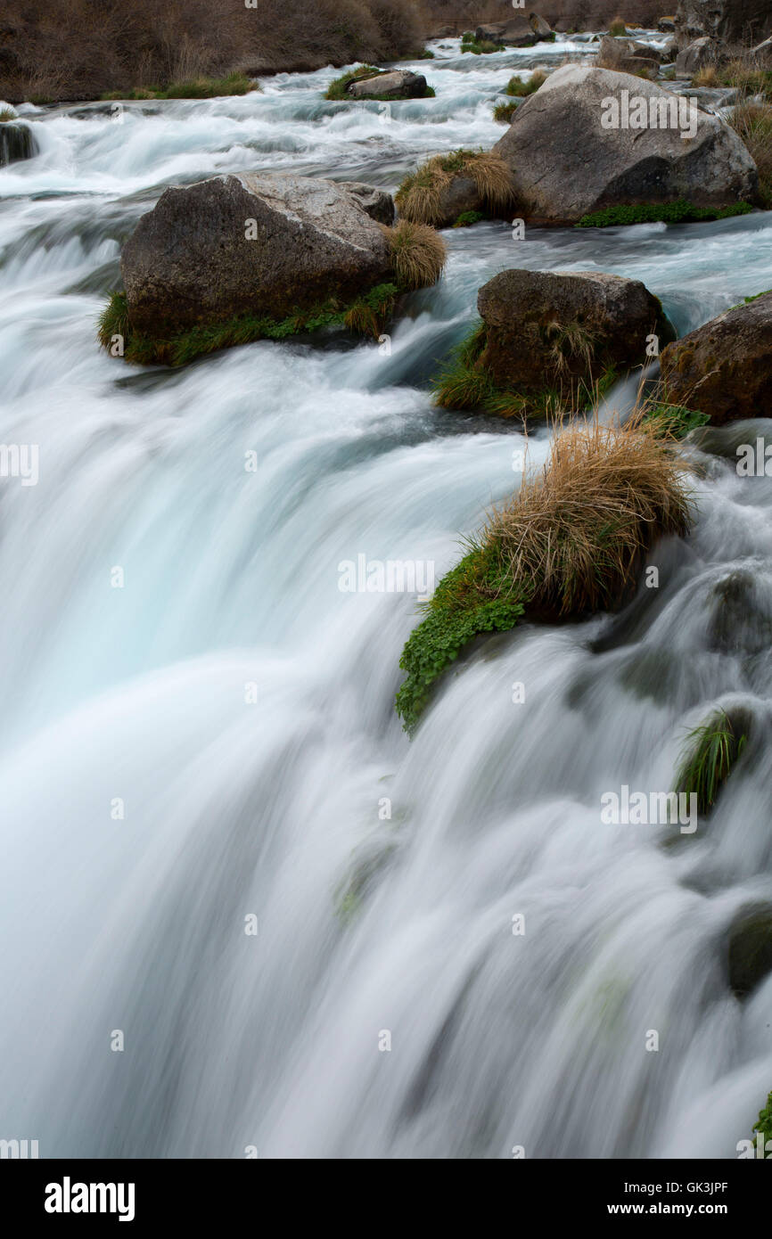 Waterfall in Box Canyon, Thousand Springs State Park, Earl M. Hardy Box