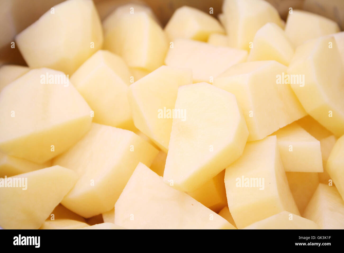 food aliment boiled potatoes Stock Photo