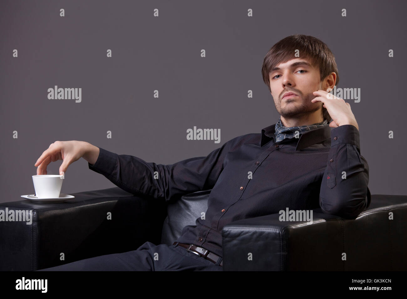 Male masculine put sitting sit hi-res stock photography and images - Alamy